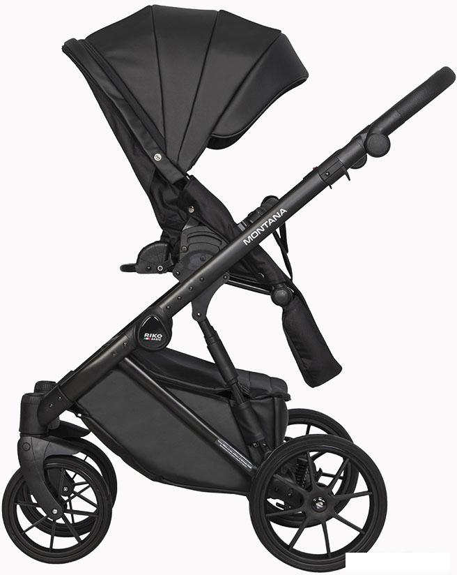 Универсальная коляска Riko Basic Montana Ecco (3 в 1, 12/черный)