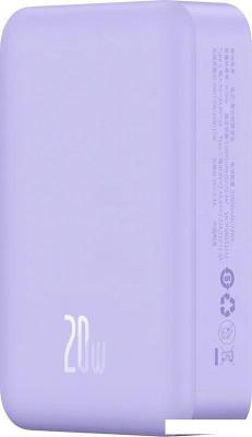 Портативные зарядные устройства Baseus Magnetic Mini Wireless Fast Charge Power Bank 20W 20000mAh (сиреневый)