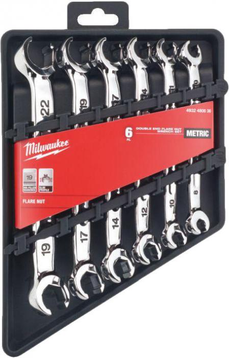 Набор ключей Milwaukee 4932480636 (6 предметов)