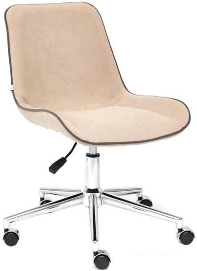 Офисное кресло TetChair Style (флок, бежевый)