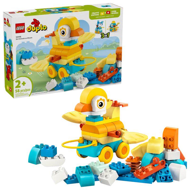Конструктор LEGO Duplo Животные на колесах 3в1 10448