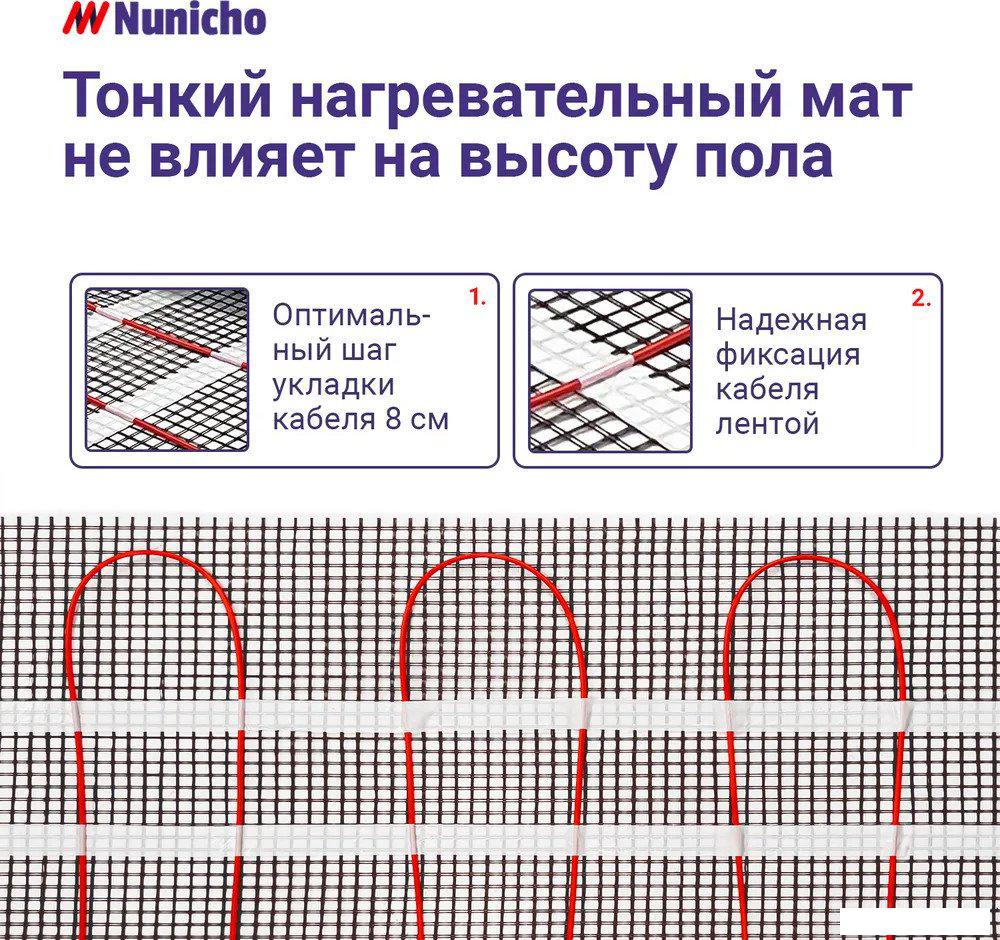 Нагревательный мат Nunicho Etalon SHP 225Вт с терморегулятором RТС 70.26 (1.5м2)