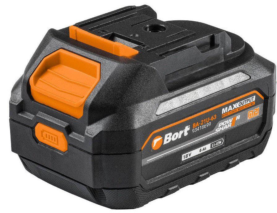 Аккумуляторы и зарядные устройства для инструмента Bort BA-21U-63 93418699 (18В/6 Ah)