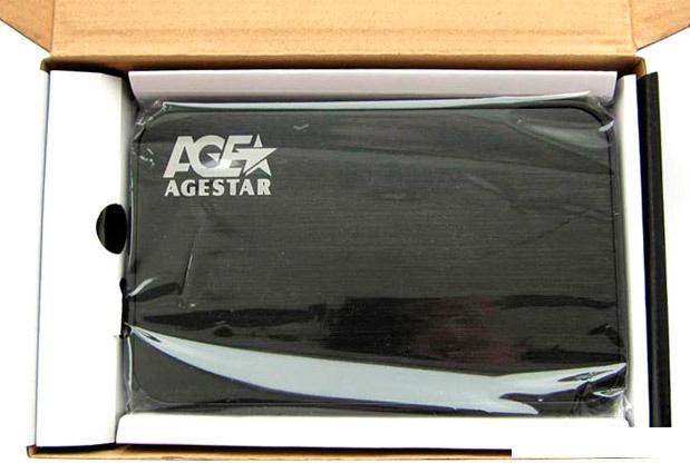 Бокс для накопителей 3.5" AgeStar 3UB3A8-6G Black