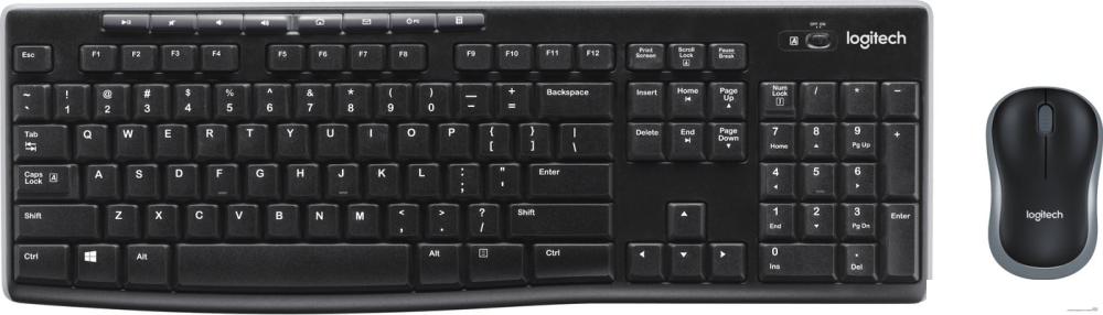 Офисный набор Logitech Wireless Combo MK270 920-003381 (с гравировкой)