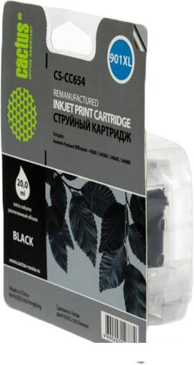Картридж CACTUS CS-CC654 (аналог HP 901XL (CC654AE))
