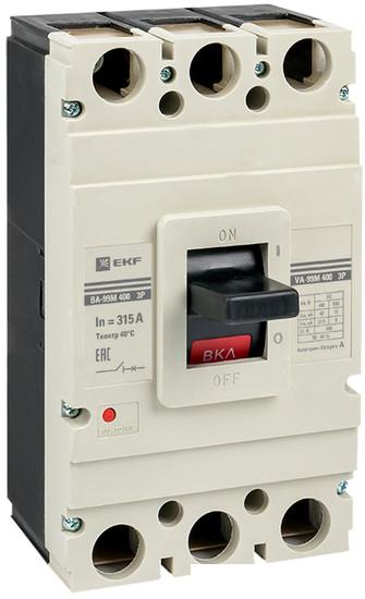 Выключатель автоматический EKF Basic ВА-99М 400/315А 3P 42кА mccb99-400-315m