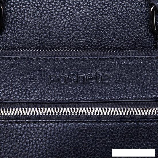 Мужская сумка Poshete 249-8193-8-BLK (черный)