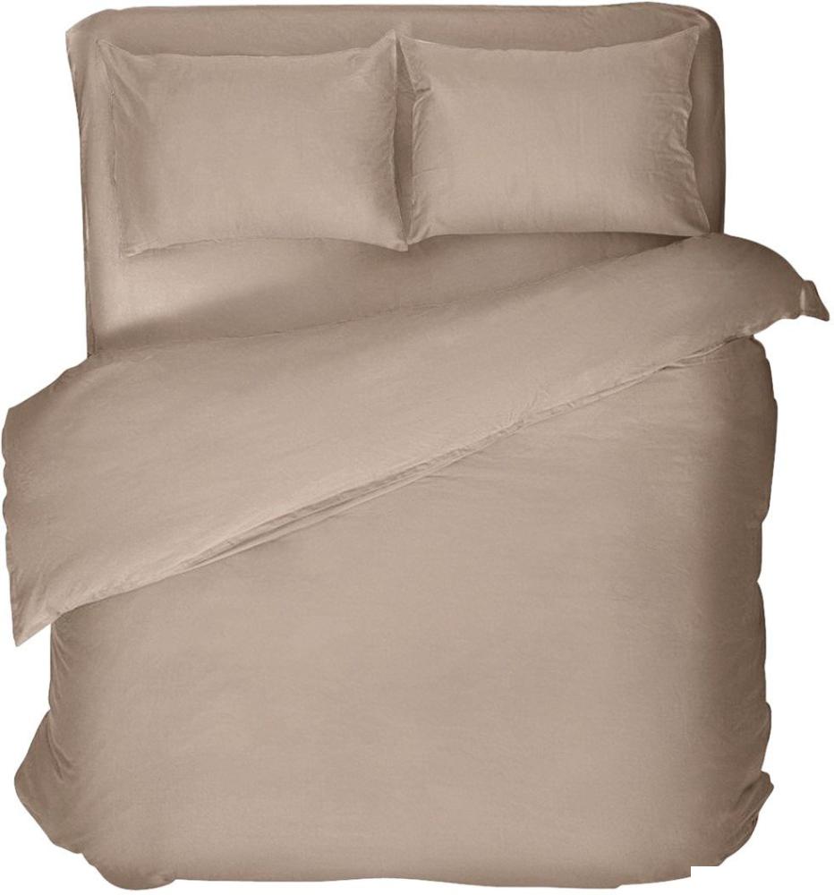 Евро комплект постельного белья Verossa Евро Melange Praline VRM 2515 Praline Д12 23