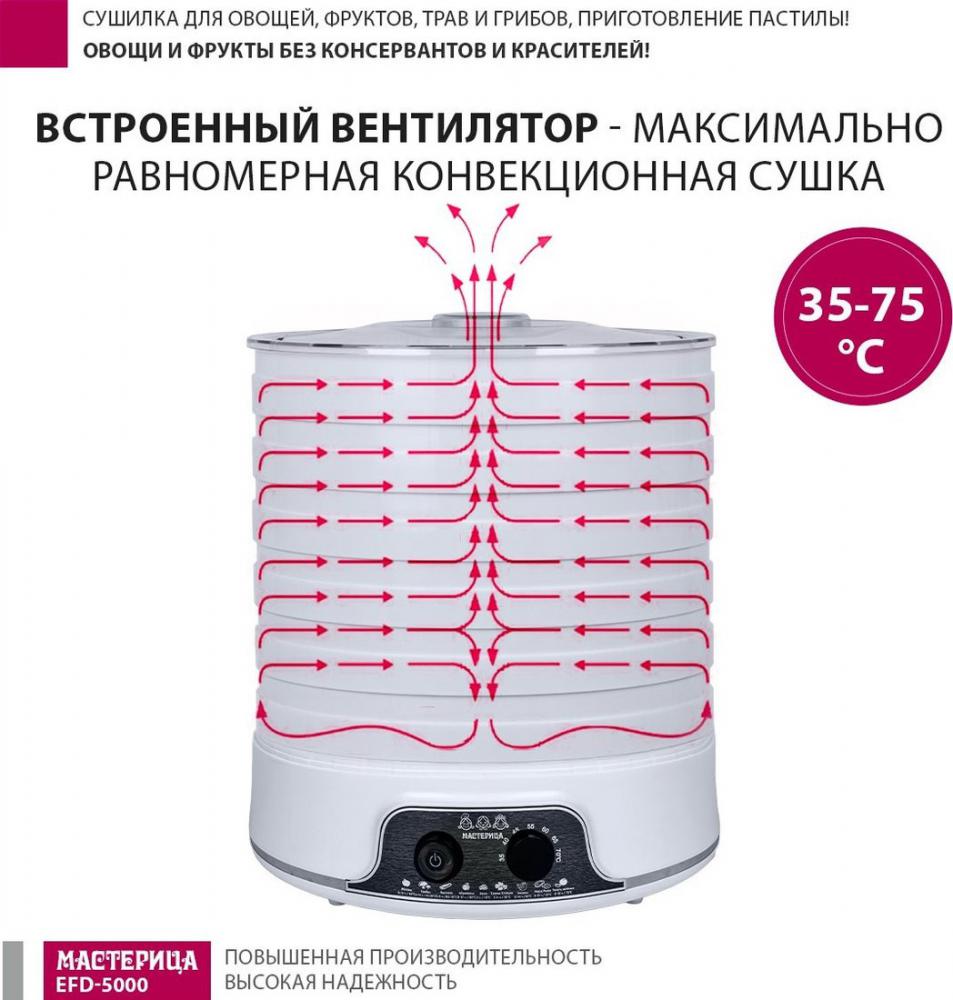 Сушилка для овощей и фруктов Мастерица EFD-5000
