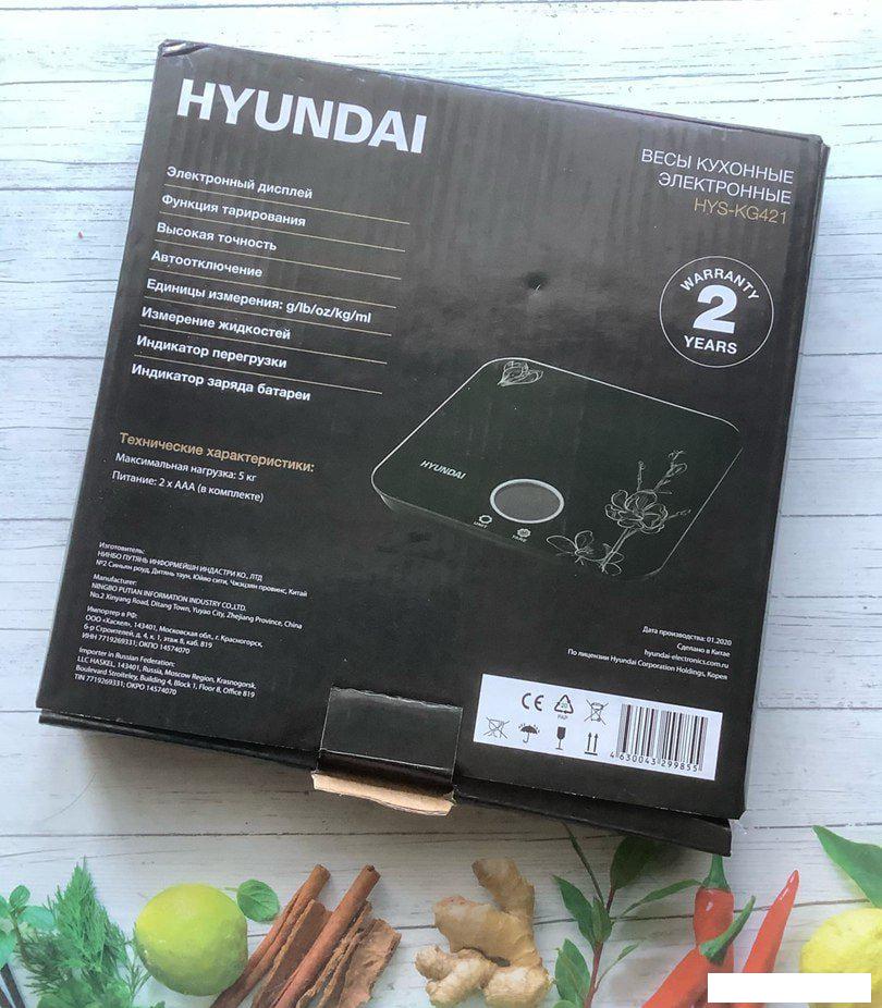 Кухонные весы Hyundai HYS-KG421