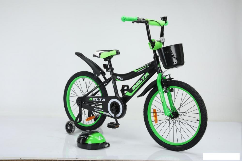 Детский велосипед Delta Sport 2005 20 (зеленый, разобранный, в коробке)