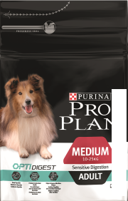 Сухой корм для собак Pro Plan Adult Medium Optidigest Sensitive Digestion с ягненком 14 кг