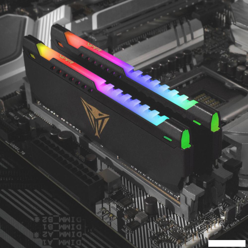 Оперативная память Patriot Viper Steel RGB 2x8GB DDR4 PC4-28800 PVSR416G360C0K