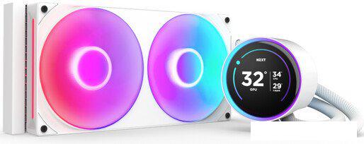 Система жидкостного охлаждения для процессора NZXT Kraken Elite 280 RGB RL-KR28E-W2