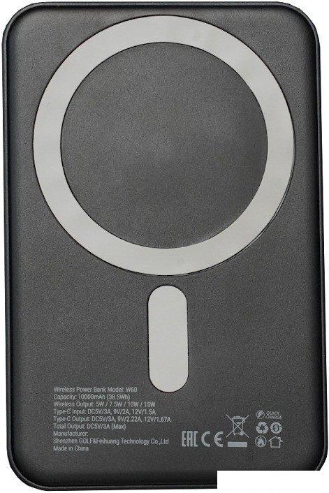 Внешний аккумулятор Roome MagCity W60 10000mAh Magnetic Wireless (черный)