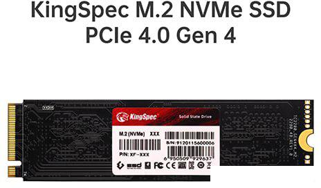 SSD KingSpec PCle 4.0 XF Series 1TB