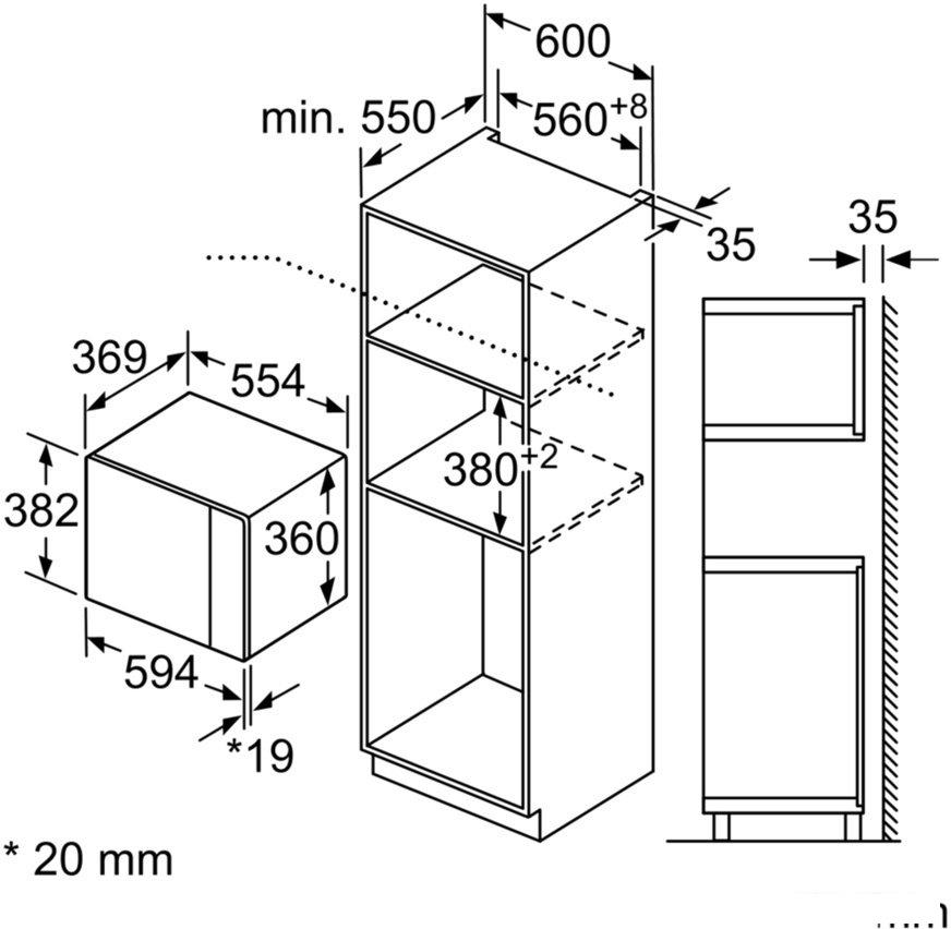 Микроволновая печь Bosch BFL554MS0