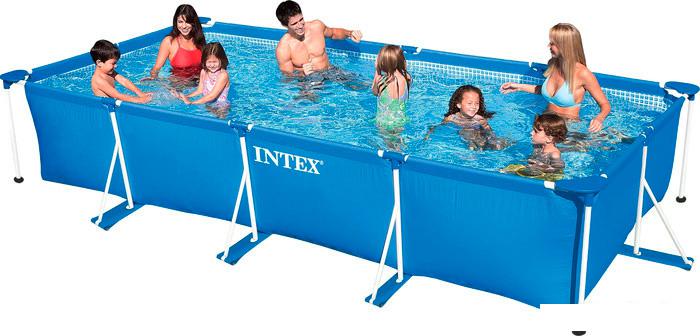 Каркасный бассейн Intex Rectangular Frame 450x220x84 (58982/28273)