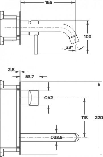Смеситель Maxonor Pure Life PL7287-9