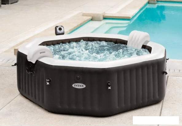 Надувной бассейн Intex Jet &amp; Bubble Deluxe 28458 (201x71) с джакузи