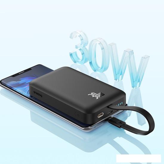 Внешний аккумулятор Baseus Magnetic Fast Charge Power Bank Type-C Edition 30W 10000mAh (черный)