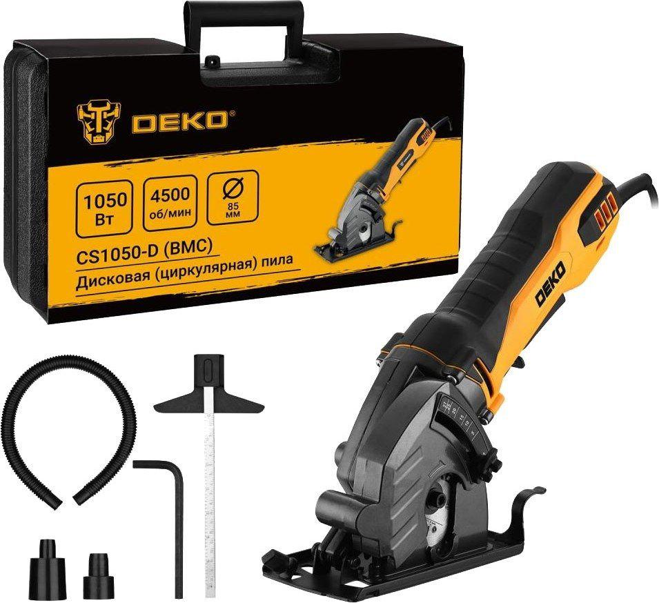 Дисковая погружная пила Deko CS1050-D 083-1103 (кейс)
