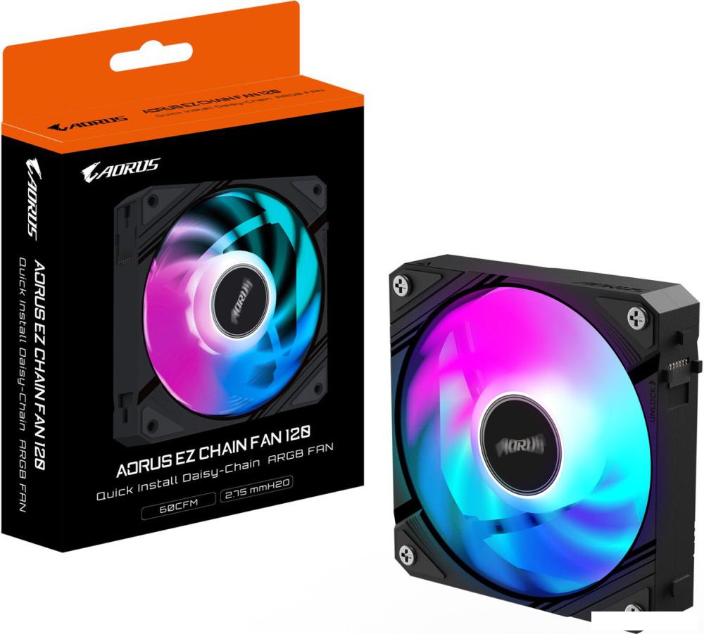 Вентилятор для корпуса Gigabyte Aorus EZ Chain Fan 120