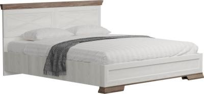 Кровать Black Red White Marselle LOZ160х200_S Д (ясень снежный/дуб сонома темный/ясень снежный)