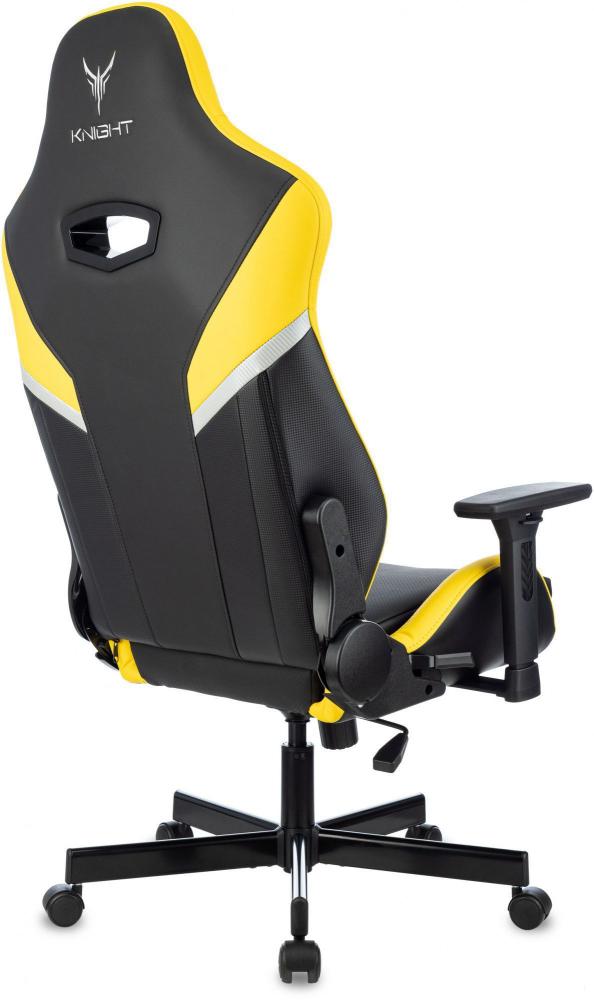 Игровое (геймерское) кресло Knight Thunder 5X (черный/желтый)