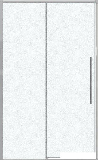 Душевая дверь Grossman Galaxy 110x195 100.K33.01.110.10.02 (хром/стекло шиншилла)