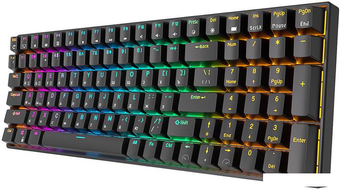 Клавиатура Royal Kludge RK100 RGB (черный, RK Red)