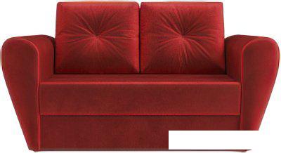 Диван Мебель-АРС Квартет (бархат красный Star Velvet 3 Dark Red)