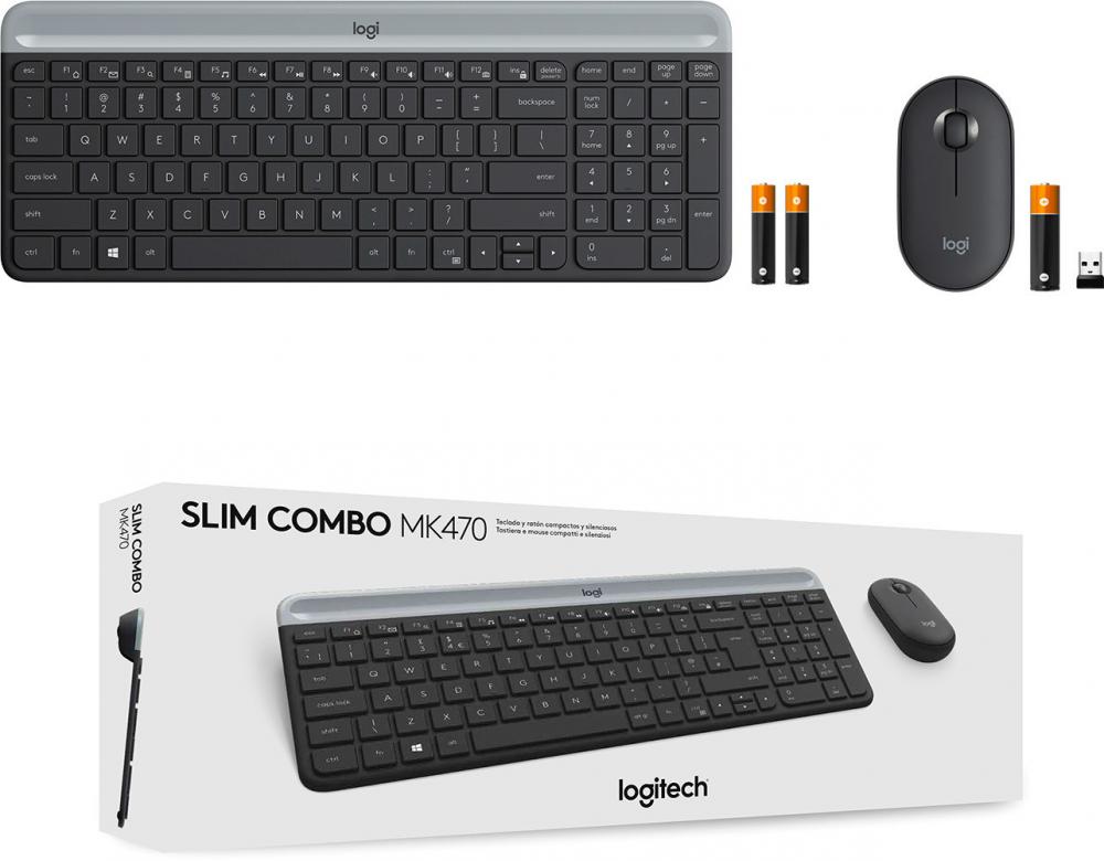 Офисный набор Logitech MK470 Slim Wireless Combo