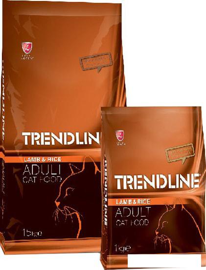 Сухой корм для кошек Trendline Adult Cat Food с ягненком и рисом 15 кг