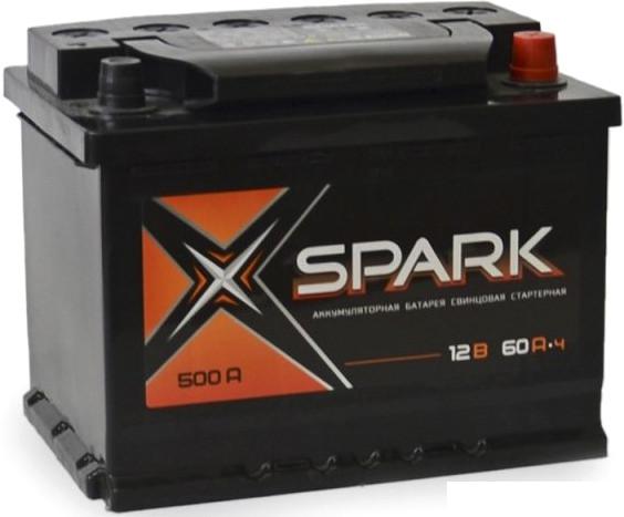Автомобильные аккумуляторы Spark 500A (EN) R+ SPA60-3-R (60 А·ч)