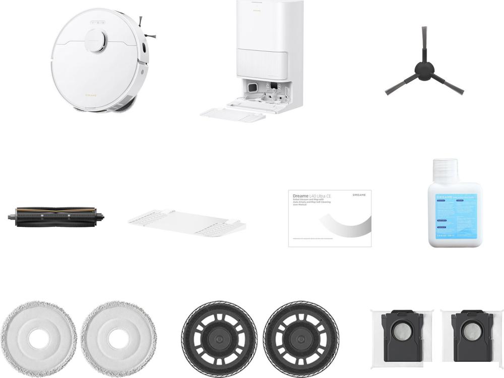 Роботы-пылесосы Dreame Robot Vacuum L40 Ultra CE White RLD52SE (евровилка, белый)