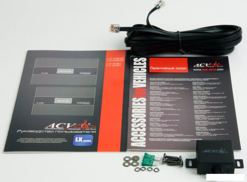 Автомобильный усилитель ACV LX-2.80