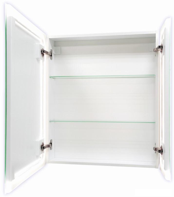 Континент Шкаф с зеркалом Reflex Led 70x80 (с датчиком движения)