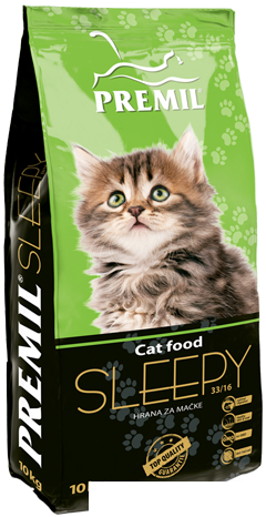 Сухой корм для кошек Premil Sleepy 10 кг