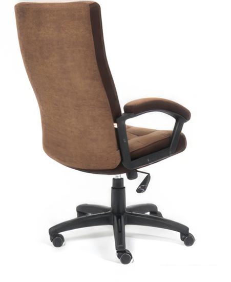 Офисное кресло TetChair Trendy (флок/ткань, коричневый)