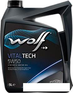 Моторные масла Wolf Vital Tech 5W-50 5л