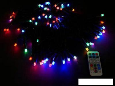 Светодиодная гирлянда ULED Стринг-лайт ULED-SL-100-24V-(B-ESR-RGB)