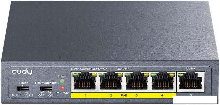 Неуправляемый коммутатор Cudy GS105P 1.0