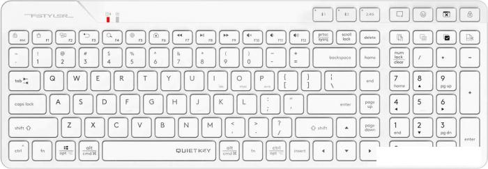 Клавиатура A4Tech Fstyler FBK27C AS (белый)