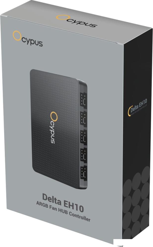Контроллер скорости и подсветки вентиляторов Ocypus Delta EH10 Pro (черный)