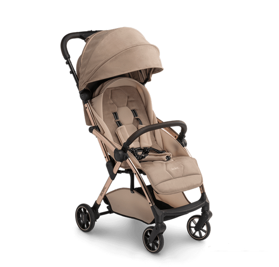 Коляска прогулочная «книга» Leclerc baby Hexagon HEX002CH (champagne)