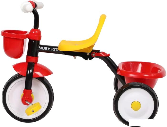 Детский велосипед Moby Kids Primo Львенок (красно-желтый)