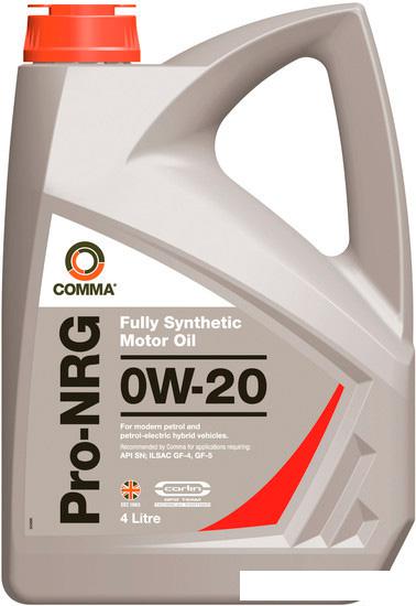 Моторное масло Comma Pro-NRG 0W-20 4л