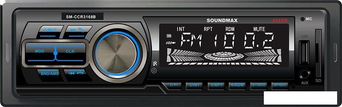 USB-магнитола Soundmax SM-CCR3168B